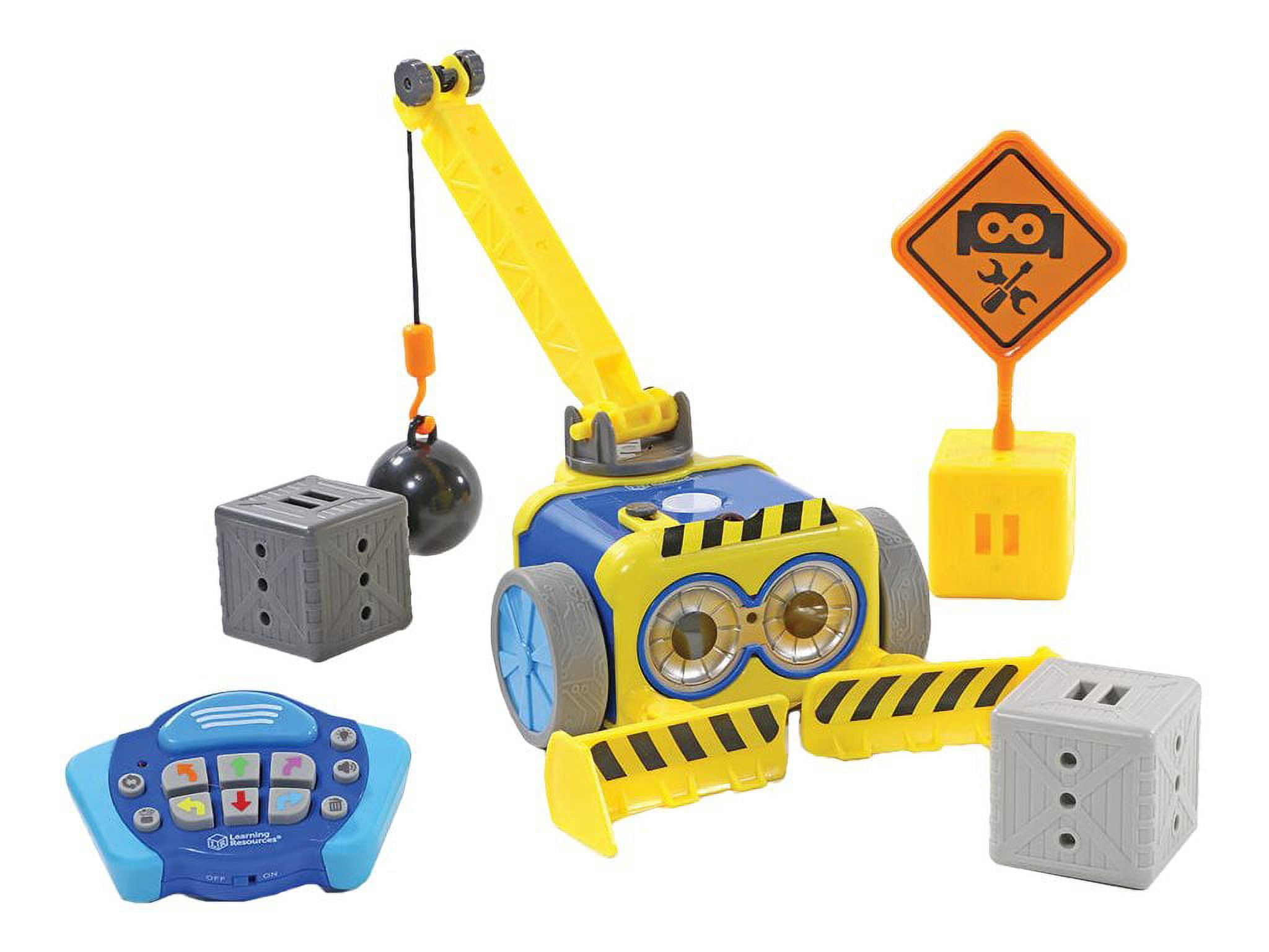 Learning Resources Botley Crashin Construction Challenge - 10 Piece Accessory Set, Ages 5+ Kids Coding, Construction Set, STEM Toy