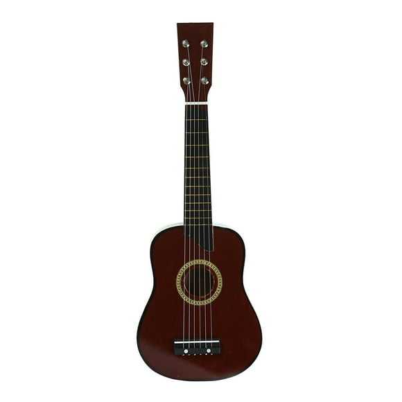 Mini 25'' Kids Acoustic Guitar Musical Instrument Toy Xmas Gift Brown