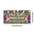 thumbnail image 3 of Camouflage Design We Will Miss You Red White Blue Banners Farewell Celebration Durable for Military Events Party Decoration, 3 of 7