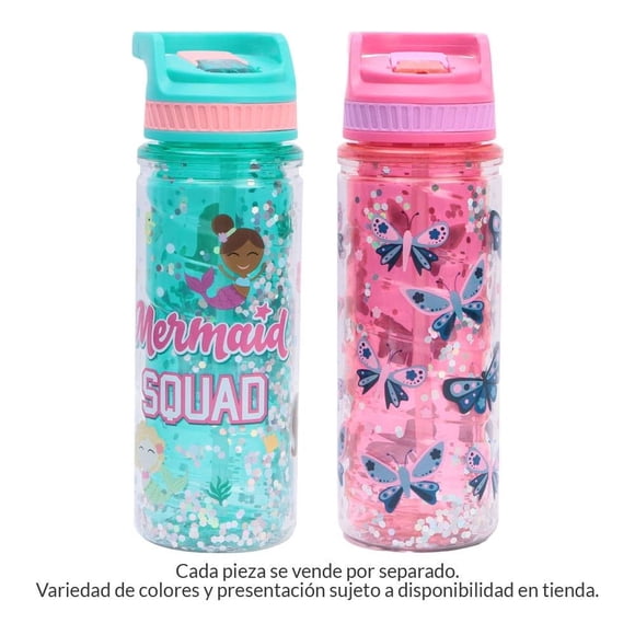 Botella Cool Gear Twist Niña Tapa y Asa Plástico  473 ml Varios Modelos 1 Pieza