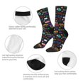 thumbnail image 3 of Vsdgher Basketball Crew Socks for Men & Women, Breathable Casual Athletic Ankle Socks, 3 of 6