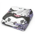 thumbnail image 2 of Kuromi Blanket, Anime Throw Blanket For Couch Sofa Bed, Soft Cozy Lightweight Warm Flannel Blanket, Home Decor, Anime Gifts For Boys Girls Kids Teens, 60"X50", 2 of 9