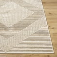 thumbnail image 2 of Hauteloom Briana Living Room, Bedroom Machine Washable Area Rug - Contemporary - Beige, Light Brown - 2' x 2'10", 2 of 6