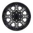 thumbnail image 3 of Level 8 Slingshot 20X9 8X180 0Et 78.1Cb Gloss Black W/ Machined Face Wheel, 3 of 3