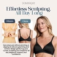 thumbnail image 6 of Dominique Sara Wire-Free Soft Cup T-Shirt Bra #5400 – Seamless Everyday Comfort Bra with Memory Foam Cups - Lingerie for Women, 6 of 6