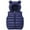 style-01 Navy, variant on Curenmufel Puffer Vest Girls Toddler Baby Boys Girls Hooded Puffer Vest Kids Winter Lightweight Sleeveless Bear Ears Zipper Up Weighted Line Jacket 2T 3T (Coffee,2-3 Years)