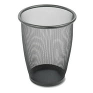 Safco, SAF9716BL, Round Mesh Wastebaskets, 1 Each, Black - Walmart.com