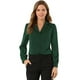 thumbnail image 1 of Top de manlarcon cuello camisero y botones pamujer Verde L, 1 of 6