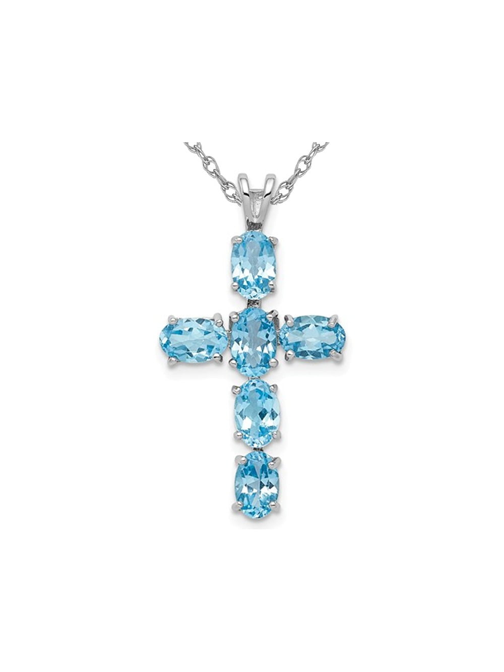 blue topaz cross