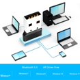 thumbnail image 4 of USB Bluetooth Adapter 5.3 - 0.47x0.83in Plug Play Nano Dongles for PC Laptop, Supports Windows 11/10/8/7/XP, Wireless Receiver for Printers Speakers Headphones, 4 of 7