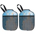 thumbnail image 3 of GLFILL 2PCS Pickleball Paddle Cover 9.4 x 12.2 inches Neoprene Paddle Storage Bag 2xBlack, 3 of 8