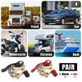 thumbnail image 5 of Pair 4 Way Car Battery Terminals Clamp Battery Cable Ends Quick Release Disconnect for SAE JIS Type a Posts, 5 of 8
