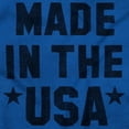 thumbnail image 2 of Made in the USA Patriotic Pride Stars Unisex Fleece Graphic Zip Up Hoodie Brisco Brands 2X, 2 of 5