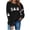 Black, variant on Kezqiaxn Halloween Costumes for Women Fashion Loose Casual Tops Fall Long Sleeve Crewneck Sweatshirts Women's Clothing Black XXL