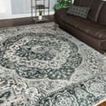 thumbnail image 6 of Bodhi Bohemian Farmhouse Distressed Oriental Medallion Indoor Area Rug Or Runner for Entryway, Living Room, Bedroom, Any Room, 6 of 7