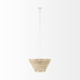 thumbnail image 2 of HomeRoots 392850 5 x 40 x 40 in. Light Brown Six Tier Hanging Chandelier, 2 of 5