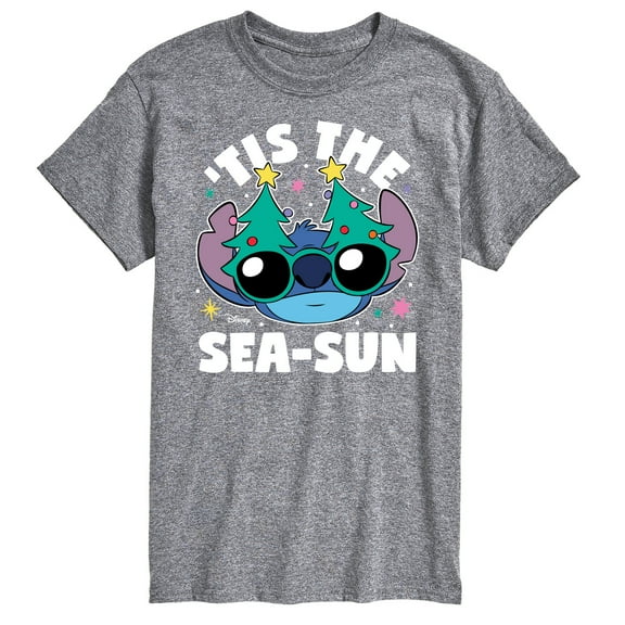 Lilo & Stitch - Tis The Sea Sun - Men's Short Sleeve Graphic T-Shirt