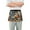 Abstract Modern Cityscape, variant on River Through Forest Server Apron with 3 Pockets Waterproof Waitress Waist Short Apron for Man Woman 12 Inches