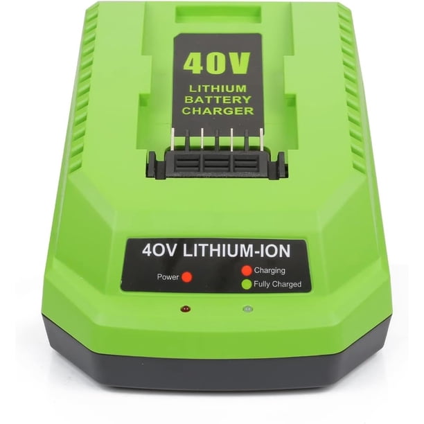 Chargeur 40V Pour Greenworks G40C – Compatible Outils Et Batteries Greenworks 40V