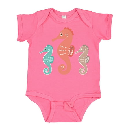 

Inktastic Seahorse Ocean Sea Creatures Gift Baby Boy or Baby Girl Bodysuit