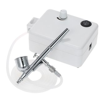 Kit Aerographe à Double Action Avec Compresseur 1/5 HP - 110-120V, Pour Tatouage, Nail Art, Peinture