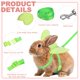 thumbnail image 2 of Uxcell 2-Pack Arnés y Correas Ajustables para Mascotas, Cuerda de Entrenamiento de Nylon para Perros/Patos [Verde/Rosa, Tamaño S], 2 of 7