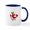 White/Navy Inside, variant on CafePress - MARDI GRAS CAJUN CRAWFISH Mugs - 11 oz Ceramic Mug - Novelty Coffee Tea Cup