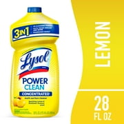 Lysol All Purpose Cleaner, Multi-Surface Disinfectant Floor Cleaner for Mopping Solution, for Bathroom & Kitchen, Lemon & Sunflower, 28 fl oz