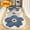 Blue/2PCS, variant on Clearance! Upgraded Cute Rugs for Bedroom, Floral Area Rug, Non-Slip Absorbent Bathroom Mat Super Cute Machine Washable Bathroom Mat Floral Soft Fluffy Bath Mat 47"x15" A