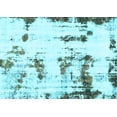 thumbnail image 1 of Ahgly Company Indoor Rectangle Abstract Light Blue Modern Area Rugs, 2' x 3', 1 of 4