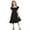 Black, variant on JUSLIO Dresses for Girls Pleated Dresses Ruffle Crew Neck Short Sleeve Casual Dress Size 5 Y