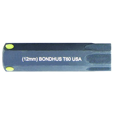 UPC: 0037231320607 | bondhus 32060 t60 prohold torx bit 2  12mm stock size