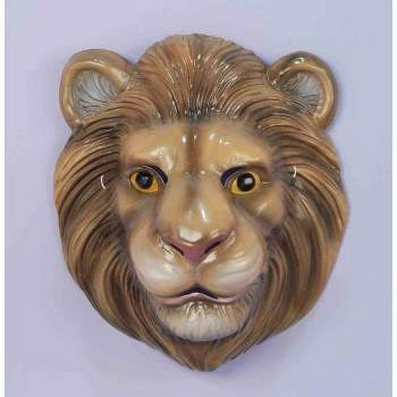 PLASTIC ANIMAL MASK-LION