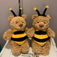 thumbnail image 2 of Oso de abeja, lindo muñeco de peluche, compañero reconfortante, regalo de cumpleaños para un amigo., 2 of 7