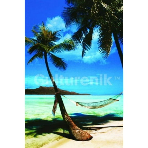 Tropical Beach Poster (36 X 24)