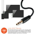 thumbnail image 5 of HyperGear 3.5mm Auxiliary/AUX Audio Cable 3ft Black, 5 of 5