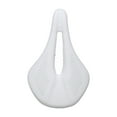 thumbnail image 3 of Carbon Fiber Hollow Saddle, Leather Saddle Soft Cushion Ultra Wide  For Double Track Seatposts For  Bicycle For Clip Seatposts For Road Bicycle White, 3 of 8