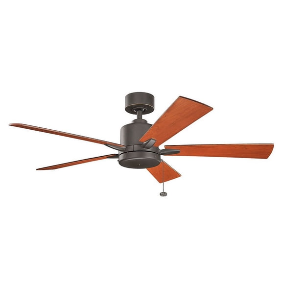 Lucian Ii 5 Blade 52 Inch Ceiling Fan Transitional Inspirations 13.5 Inches Tall-Olde Bronze Finish Kichler Lighting 330242Oz