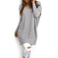 thumbnail image 1 of Homeholiday Chandails d'Automne à Col en V pour Femmes Pulls à Manches Longues Hauts d'Hiver Blouse Ample, 1 of 4