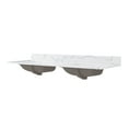thumbnail image 7 of Craft + Main Qz61228cv 61" Quartz Vanity Top - White, 7 of 7