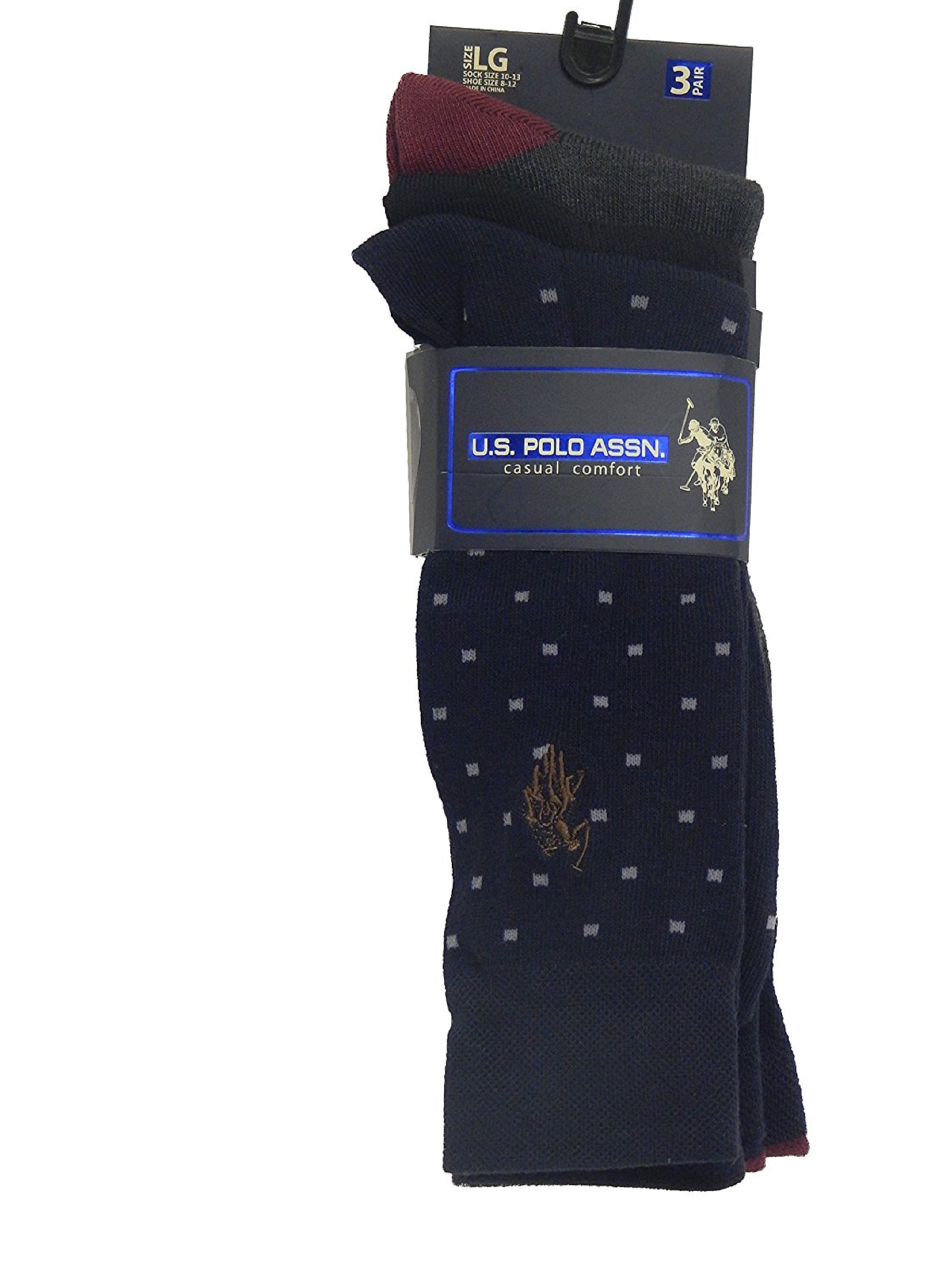 US Polo Assn. - U.S. Polo Assn. Men's Casual Comfort Flat Knit Dress ...