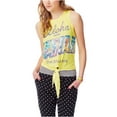 thumbnail image 2 of Aeropostale Womens Aloha Hawaii Tank Top, Yellow, Juniors, X-Large, 2 of 2