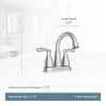 thumbnail image 2 of MOEN 84128 Essie 4 in. Centerset 2-Handle Bathroom Faucet in Chrome, 2 of 2