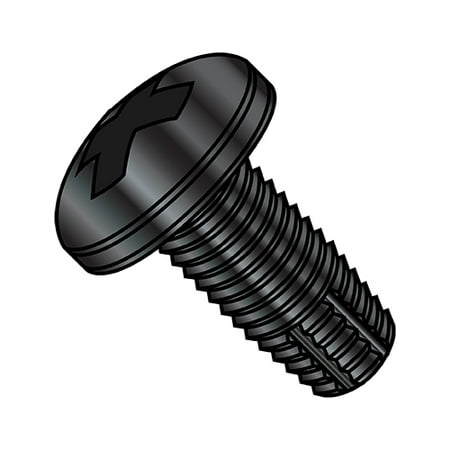 

10-32X5/8 Phillips Pan Thread Cutting Screw Type F Fully Threaded Black Oxide (Pack Qty 7 000) BC-1110FPPB