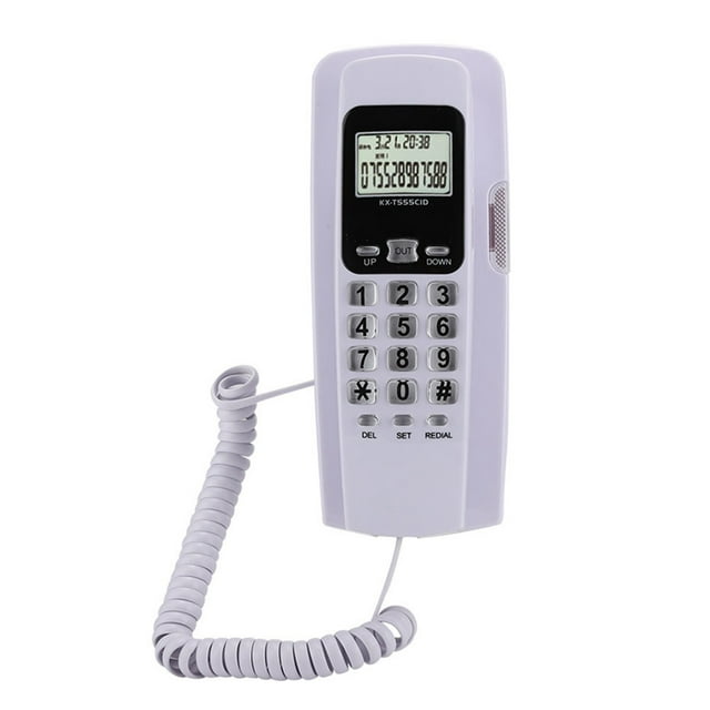 Teléfono de la Casa, retroilumenación dtmf / fsk teléfono con cable, restaurante de hotel montado en la para la deicina en masa