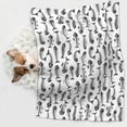 thumbnail image 6 of Pofeuu Fish Bones Print Puppy Blanket,Dog Blankets,Pet Blanket Cozy Cat Blankets for Indoor Cats, Fuzzy Pet Blanket for Kitten Doggy Dog Blankets-Medium, 6 of 8
