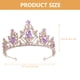 thumbnail image 4 of Corona de novia Tiara nupcial de boda Corona de diamantes de imitación Tiara de diamantes de imitación Tocado de fiesta, 4 of 7