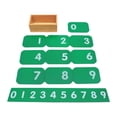 thumbnail image 1 of Tarjetas de números de matemáticas juguete Montessori educación temprana juguete de aprendizaje 0-9 tarjetas de aprendizaje para regalo de guardería n, 1 of 9