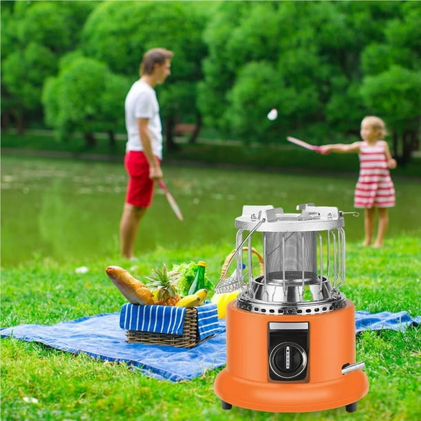 Pitrice 2 In 1 Portable Heater Stove Camp Tent Heater Outdoor Camping Gas Stove For Kitchen Ice Fishing Backpacking Hiking