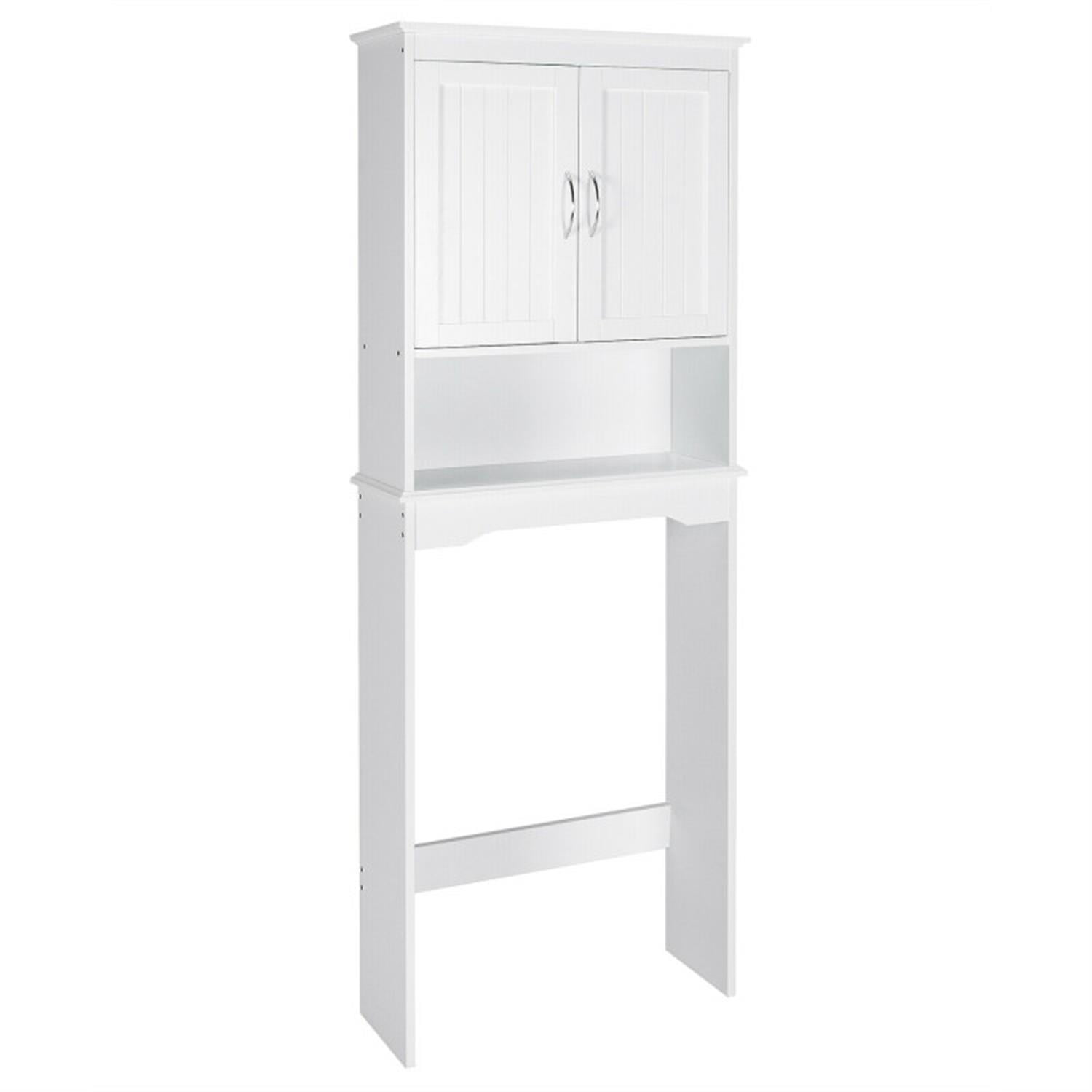 Demi Bonn Over The Toilet Storage Cabinet Bathroom Organizer with Adjustable Shelf, Bathroom Shelf Over Toilet, White